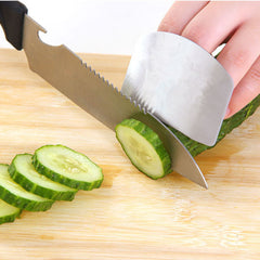 Stainless Steel Finger Protector Guard for Kitchen Cooking Safety