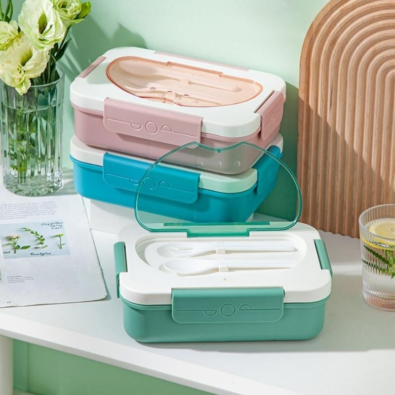 Portable Salad Box Lunch Box Microwavable Heatable Food Container
