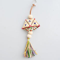 Straw Parrot Chew Skewers Raffia Straw Bird Toy