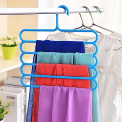 5-Layer Non-Slip Clothes Hanger Pants Storage Rack