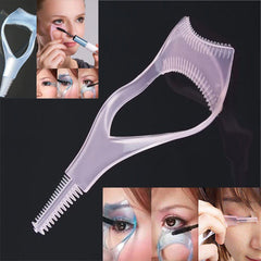 3pcs Eyelash Auxiliary Three in one Eyelash Card Eyeliner Auxiliary