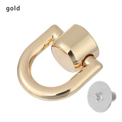 4pcs Metal Bag Rivet Nail Buckle Studs Button Handbag Belt Hanger Leather Craft