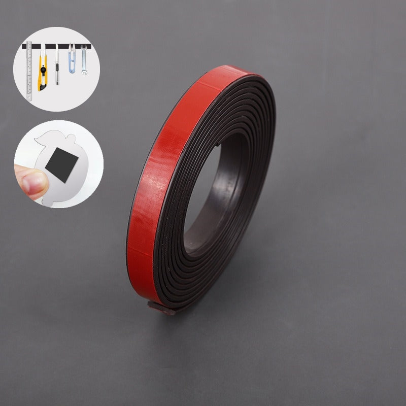 1pc Magnet Tape Magnetic Stripe Adhesive Backing Soft Magnetic