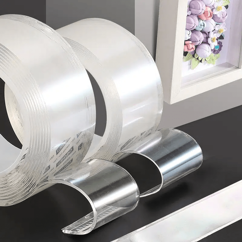 Transparent Nano Tape Stronger Washable Reusable Double Sided Adhesive Nano Stic