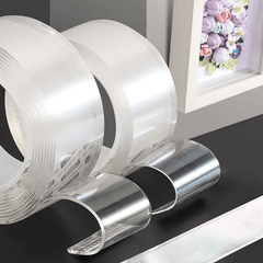 Transparent Nano Tape Stronger Washable Reusable Double Sided Adhesive Nano Stic