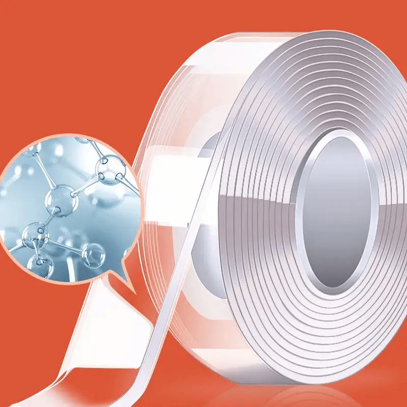 Transparent Nano Tape Stronger Washable Reusable Double Sided Adhesive Nano Stic