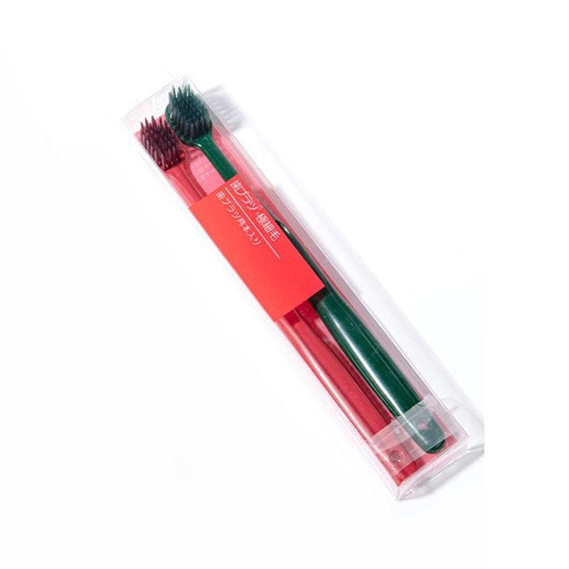 Soft Bamboo Charcoal Toothbrush Set for Couples