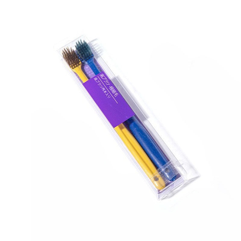 Soft Bamboo Charcoal Toothbrush Set for Couples