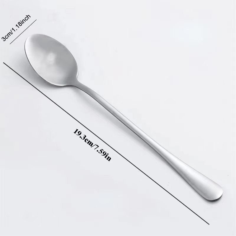 Engrave Spoon Durable Metal Spoons Creative Engraved Unique Gift