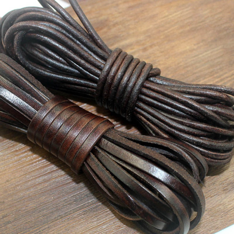 Coffee Cow Leather Strap 2meters 2 2yards