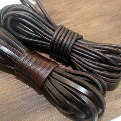 Coffee Cow Leather Strap 2meters 2 2yards