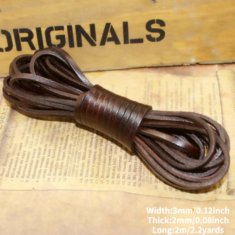 Coffee Cow Leather Strap 2meters 2 2yards