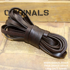Coffee Cow Leather Strap 2meters 2 2yards