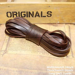 Coffee Cow Leather Strap 2meters 2 2yards