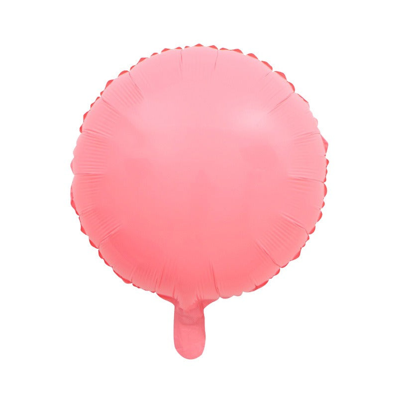 45 72 Cm Monochrome Ball Series Macaron Round Aluminum Film Balloon