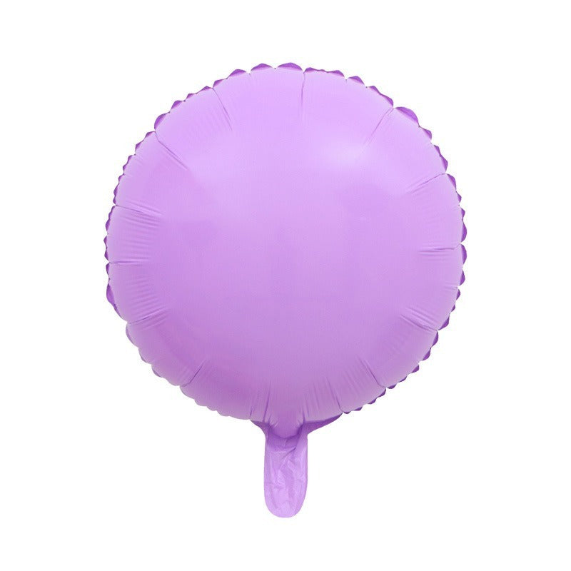 45 72 Cm Monochrome Ball Series Macaron Round Aluminum Film Balloon