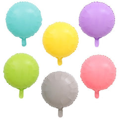 45 72 Cm Monochrome Ball Series Macaron Round Aluminum Film Balloon