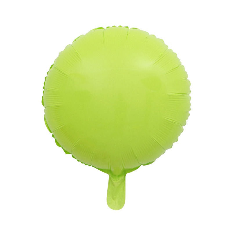 45 72 Cm Monochrome Ball Series Macaron Round Aluminum Film Balloon