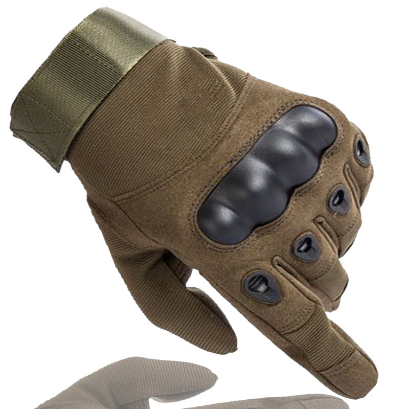 Men's Full Finger Tactical Gloves for Motorcyclist Paintball Combat Driving