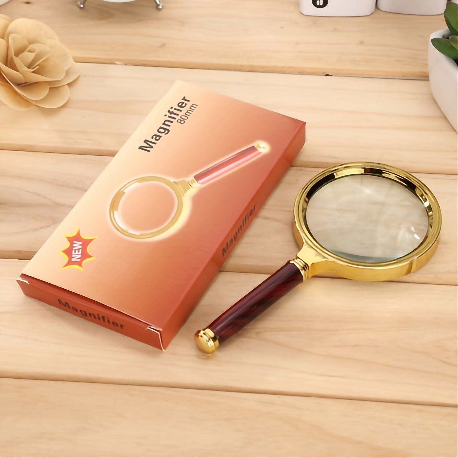 High Definition Handheld Magnifier for Reading, Jewelry Identification