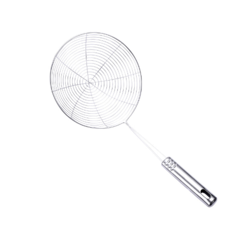 Stainless Steel Wire Skimmer Spoon with Handle for Frying Kitchen Cooking