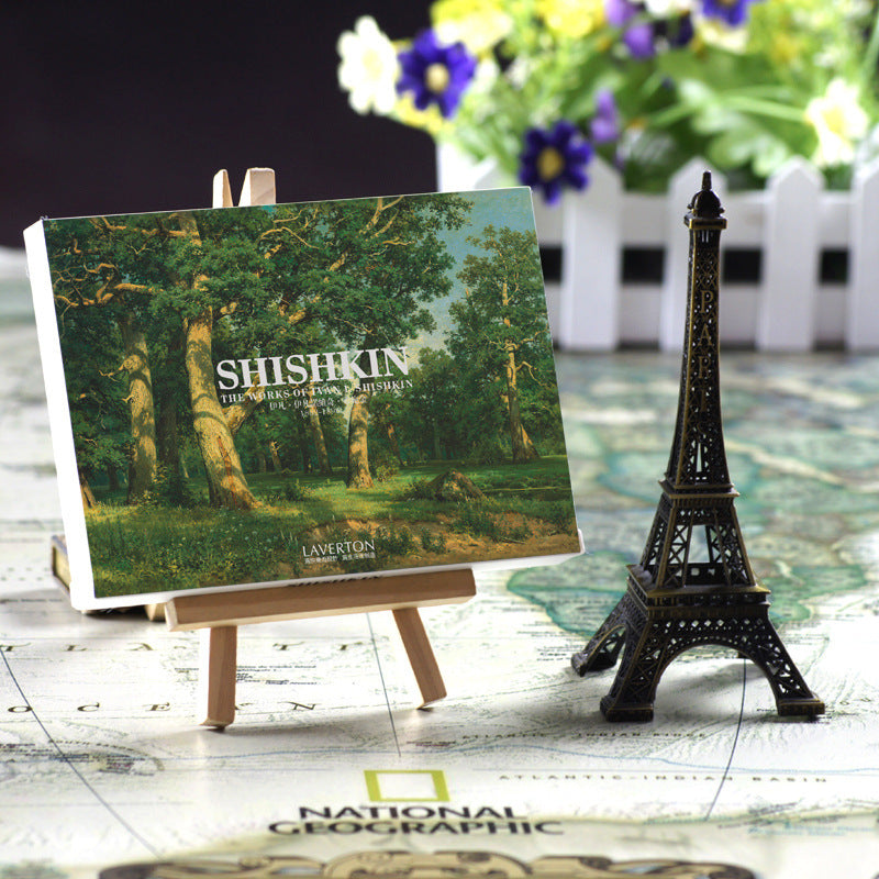 30pcs Boxed Hand-painted Blessing Cards for Office Messages