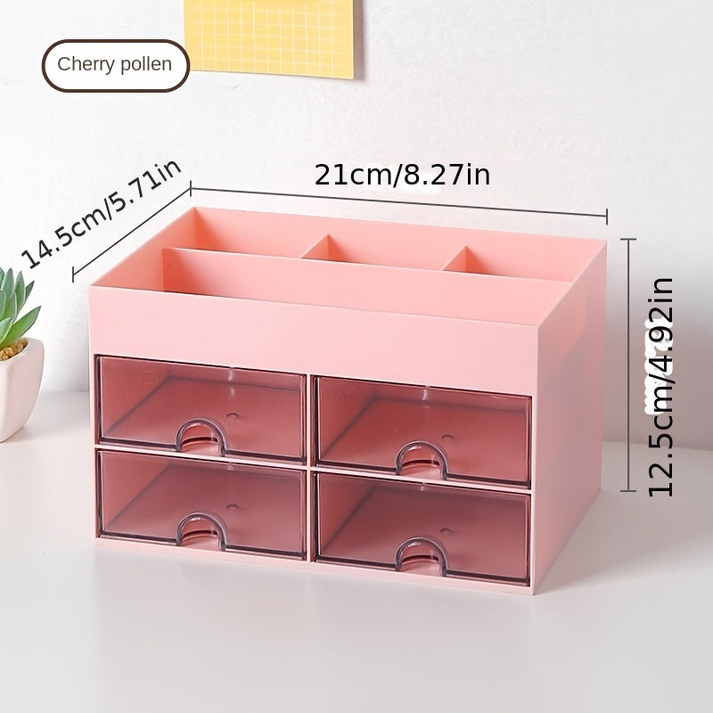 Student Desktop Storage Box Drawer Organizer Pen Holder Shelf