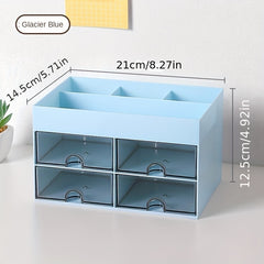Student Desktop Storage Box Drawer Organizer Pen Holder Shelf