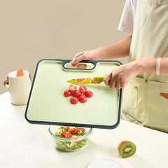 Kitchen Chopping Board W/ Handles Double-sided Cutting Board