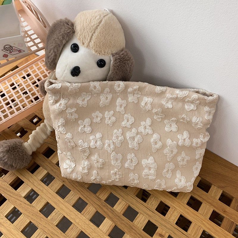 Floral Pattern Clutch Makeup Bag Travel Organizer Gift