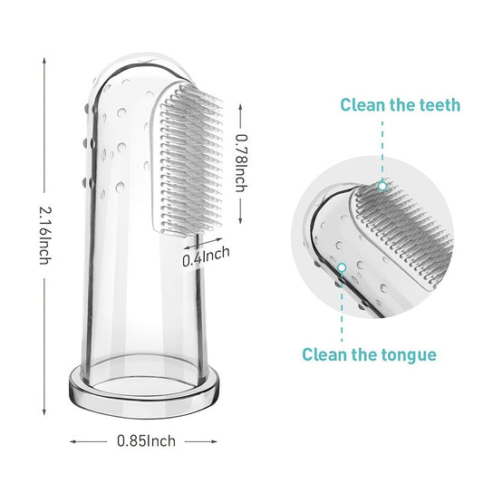 5pcs Soft Bristle Dog Toothbrush for Pet Dental Health