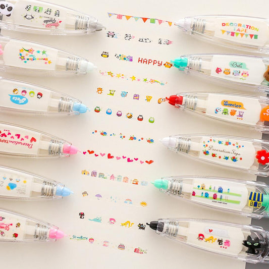 Mechanical Decorative Correction Tape for School Supplies