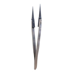 High Precision ESD Tweezers Stainless Steel Body