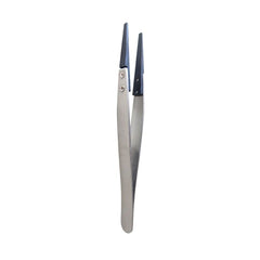 High Precision ESD Tweezers Stainless Steel Body