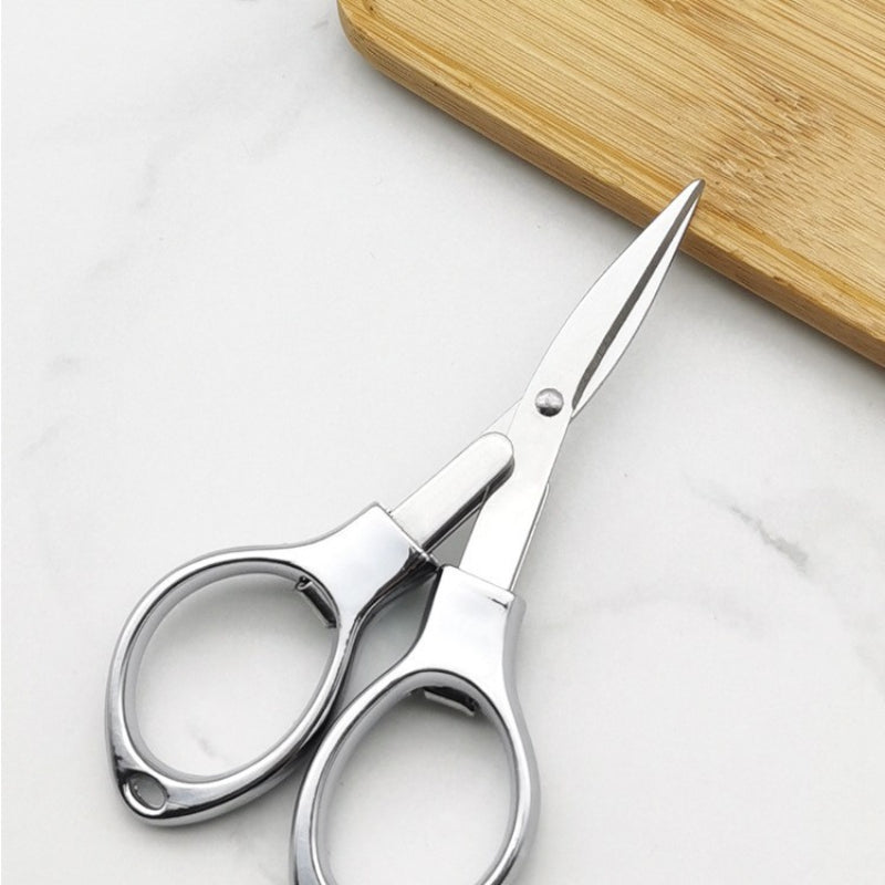 Portable 8 Line Small Scissors for Travel and Home Use