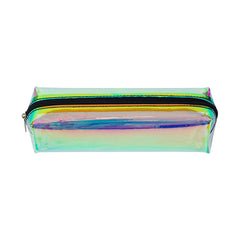 Laser PVC Cosmetic Bag Waterproof Toiletry Organizer Rainbow