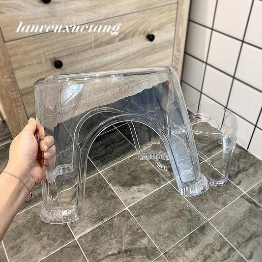 Thickened Small Bench Non Slip Bath Stool Low Stool Hand Washing Stool