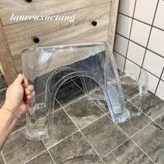 Thickened Small Bench Non Slip Bath Stool Low Stool Hand Washing Stool