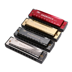 10 Holes Harmonica Mouth Organ Musical Instrument Gift Copper Core Resin