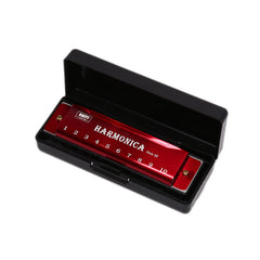 10 Holes Harmonica Mouth Organ Musical Instrument Gift Copper Core Resin