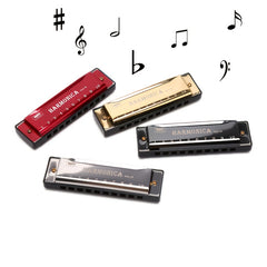 10 Holes Harmonica Mouth Organ Musical Instrument Gift Copper Core Resin