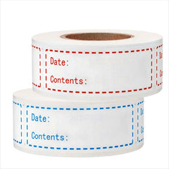 Reusable Freezer Labels for Food Storage Containers & Lids