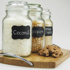 Vinyl Chalkboard Label Stickers Blackboard ChalkBoard Stickers Jar Labels