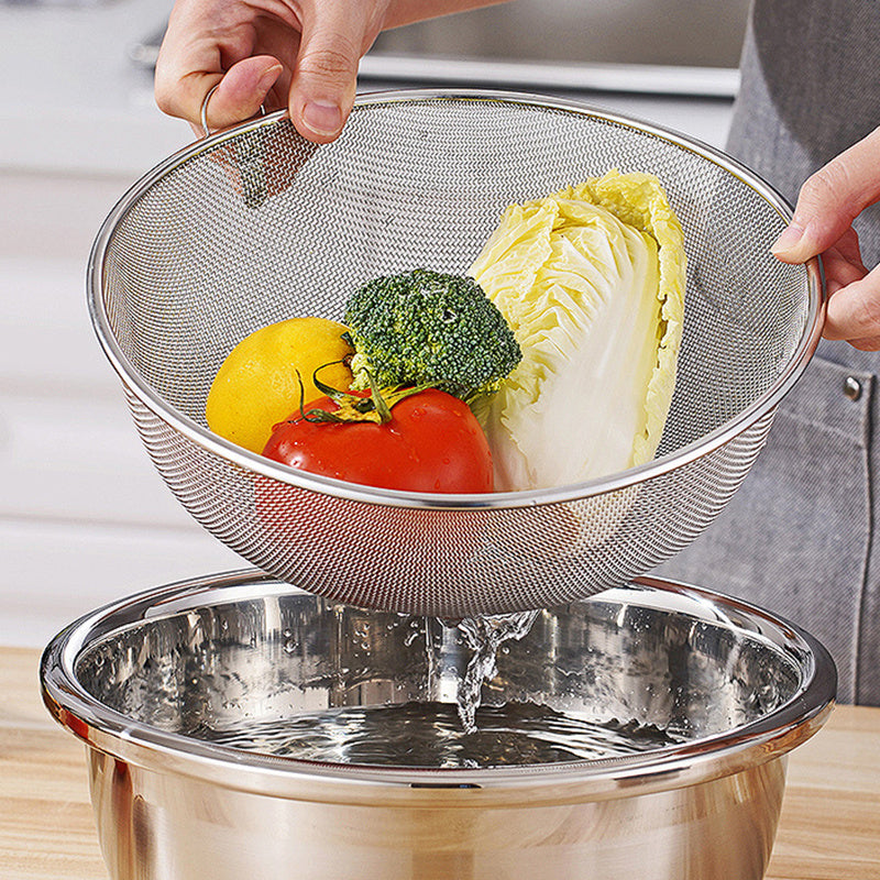 Stainless Steel Sink Filter Basket Large Capacity Strainer