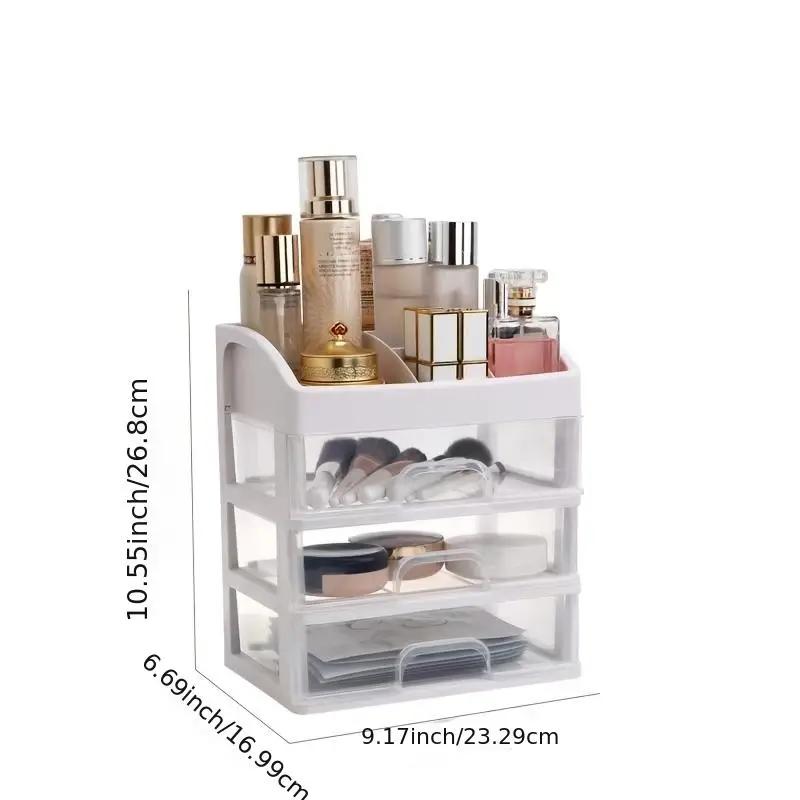 Makeup Organizer with Drawers Large Capacity Storage Box
