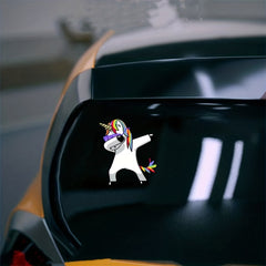 Unicorn Hip Hop Gesture Sticker For Car And Motorcycle