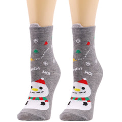 Christmas Series Socks Santa Claus Elk Pattern Socks Christmas Decoration