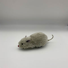 2pcs Inertia Plush Mouse Toys w/ Moving Tail for Pet Dog Cat Toy