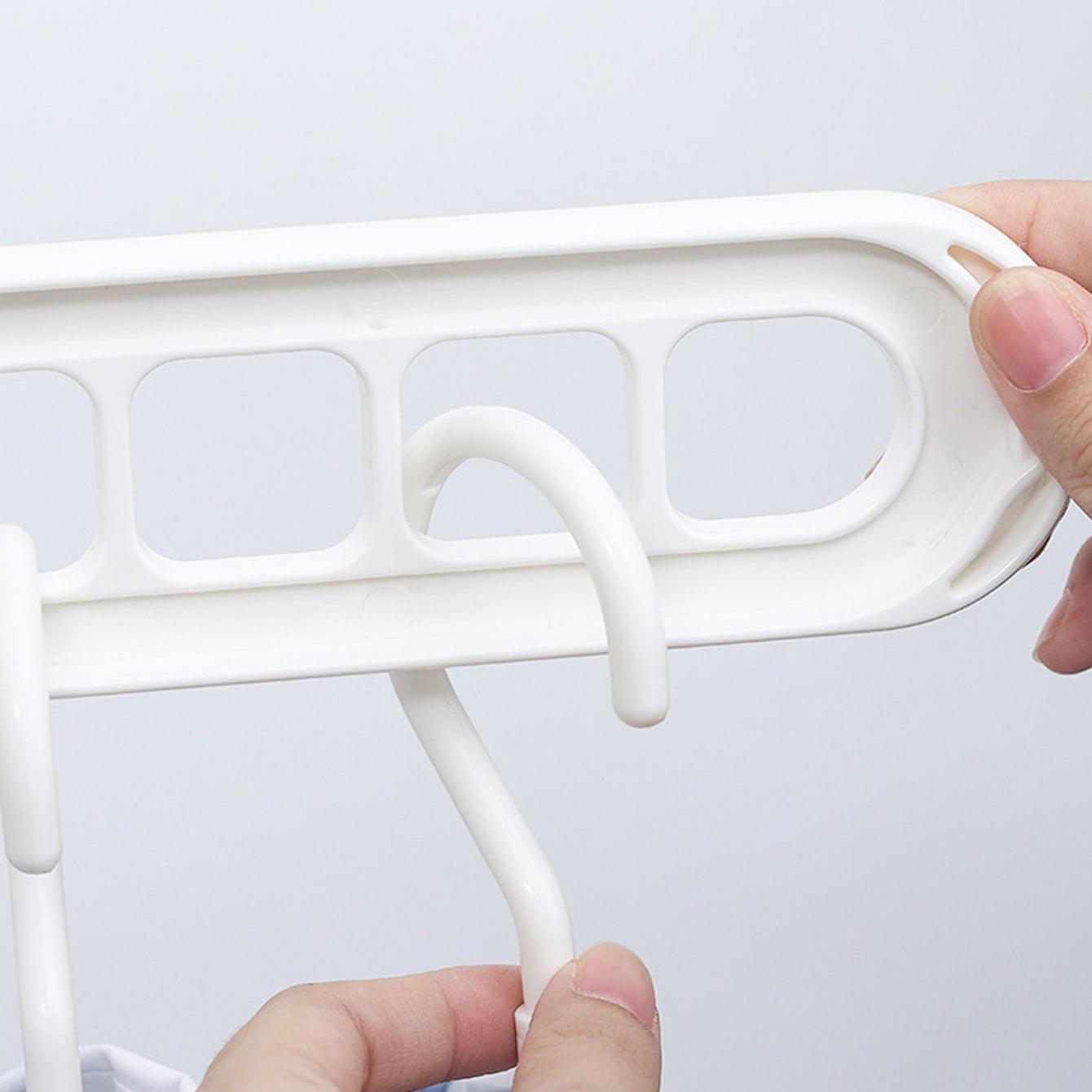 9-Hole Hanger Organizer for Vertical Storage