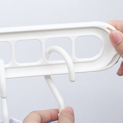 9-Hole Hanger Organizer for Vertical Storage
